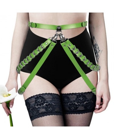 Sexy Women Leg Harness Bdsm High Quality Leather Belt Bondage Body Straps Gothic Stockings Fetish Female Erotic Lingerie Thig...