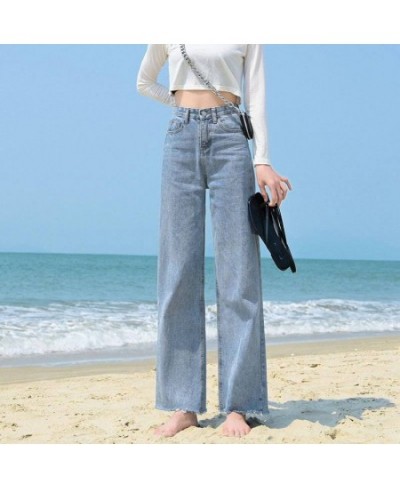 Straight Wide Leg Jeans for Women High Waist Korean Fashion Denim Pants Baggy Casual Comfort Trousers Oversize Streetwear $71...