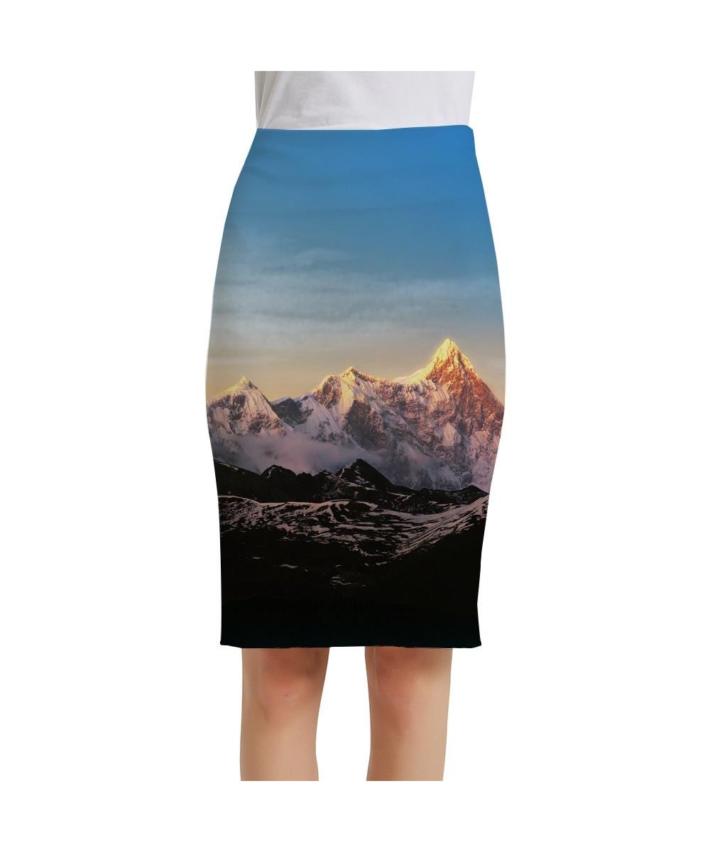 Landscape Skirts Women Day Spring 3d Skirt Scenery Sundresses Daybreak Sexy Ladies Skirts Womens summer Casual $26.81 - Skirts