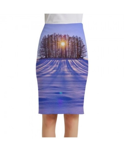 Landscape Skirts Women Day Spring 3d Skirt Scenery Sundresses Daybreak Sexy Ladies Skirts Womens summer Casual $26.81 - Skirts