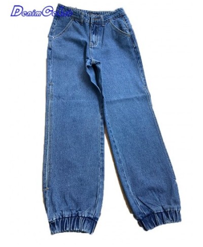 2023 Fashion Side Of Leg Split Women's Jeans Loose Harem Pants Ladies Tie Feet Streetwear Jeans Casual Denim Pants $44.22 - J...