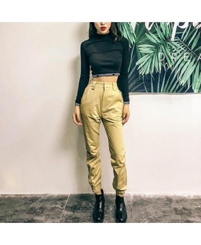 High waist pants camouflage loose joggers women army harem camo pants streetwear punk black cargo pants women capris trousers...