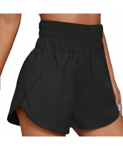 Women Sports Shorts Solid Color Loose Summer Woman High Waist Split Comfortable Sports Shorts Workout Daily Clothes Fitness $...