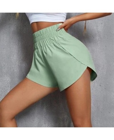 Women Sports Shorts Solid Color Loose Summer Woman High Waist Split Comfortable Sports Shorts Workout Daily Clothes Fitness $...