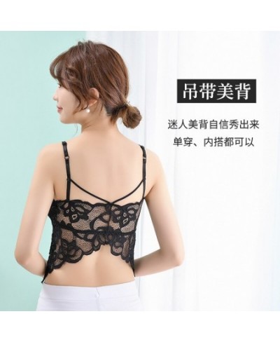 Beautiful Back Lace Camisole Women's Underwear Padded Tube Top Full Coverage Tube Top Underwear $18.96 - Underwear