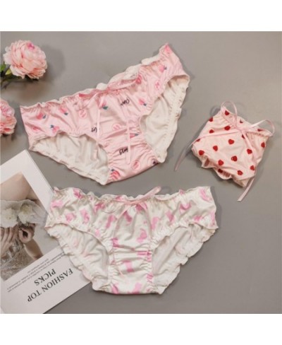 Lovely Couple Panties Men's Boxers Women's Underwear Love's Underpants Sexy Lace Panties Women Low Waist Print Briefs Male $1...