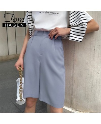 Women's Summer Shorts 2023 Wide Leg Casual High Waisted Office Long Oversize Shorts White Loose Knee-length Shorts for Women ...