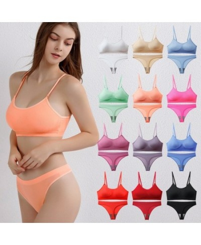 Underwear Women's No Underwire Sexy Beautiful Back Small Chest Gathered Thin Style Bra No Cushion Comfortable Suspender Vest ...