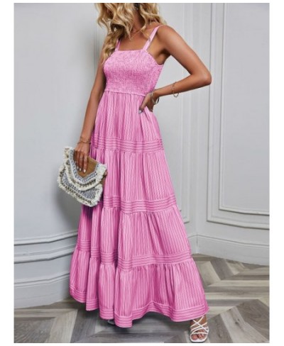 Spring and Summer 2023 New Women's Wear Suspender Waist Band Holiday Dress Vintage Sexy Beach Dress for Women Dresses $48.73 ...