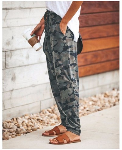 2023 new Camouflage Printed Harem Trousers Long Pants Autumn Fashion Pants Summer Women Fashion Loose Casual Pants XS-5XL $28...