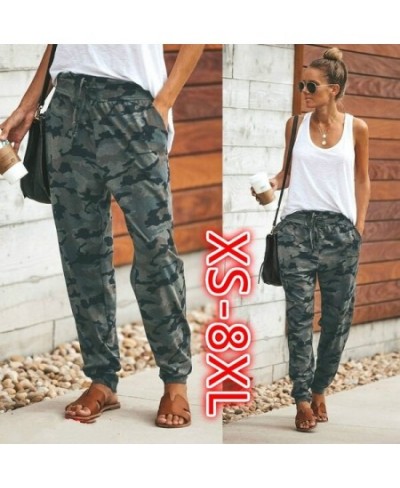 2023 new Camouflage Printed Harem Trousers Long Pants Autumn Fashion Pants Summer Women Fashion Loose Casual Pants XS-5XL $28...