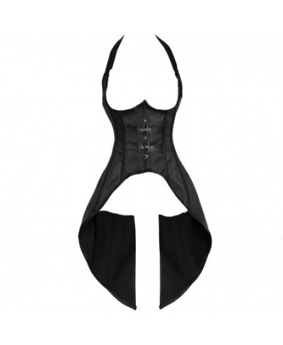 Sexy Pirate Burlesque Long Plus 2 Punk Corsets Irregular Costumes Size Corset Bustier Pieces Blouse Straps Vest Lingerie Top ...