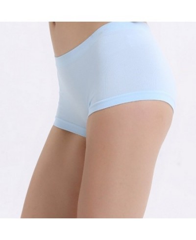 Seamless Boxers Panties Underwear Sexy Women Low Waist Solid Color Breathable Boyshorts Comfortable Female Shorts Sport Brief...