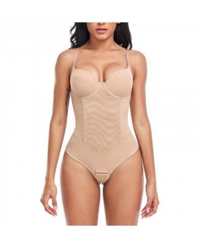 Full Body Shaper Thongs Bodysuits for Women Waist Trainer Tummy Control Camisole Underwear Flat Belly Underbust Corset $32.54...