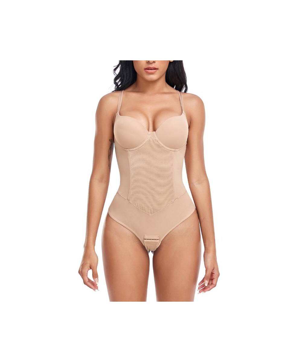 Full Body Shaper Thongs Bodysuits for Women Waist Trainer Tummy Control Camisole Underwear Flat Belly Underbust Corset $32.54...