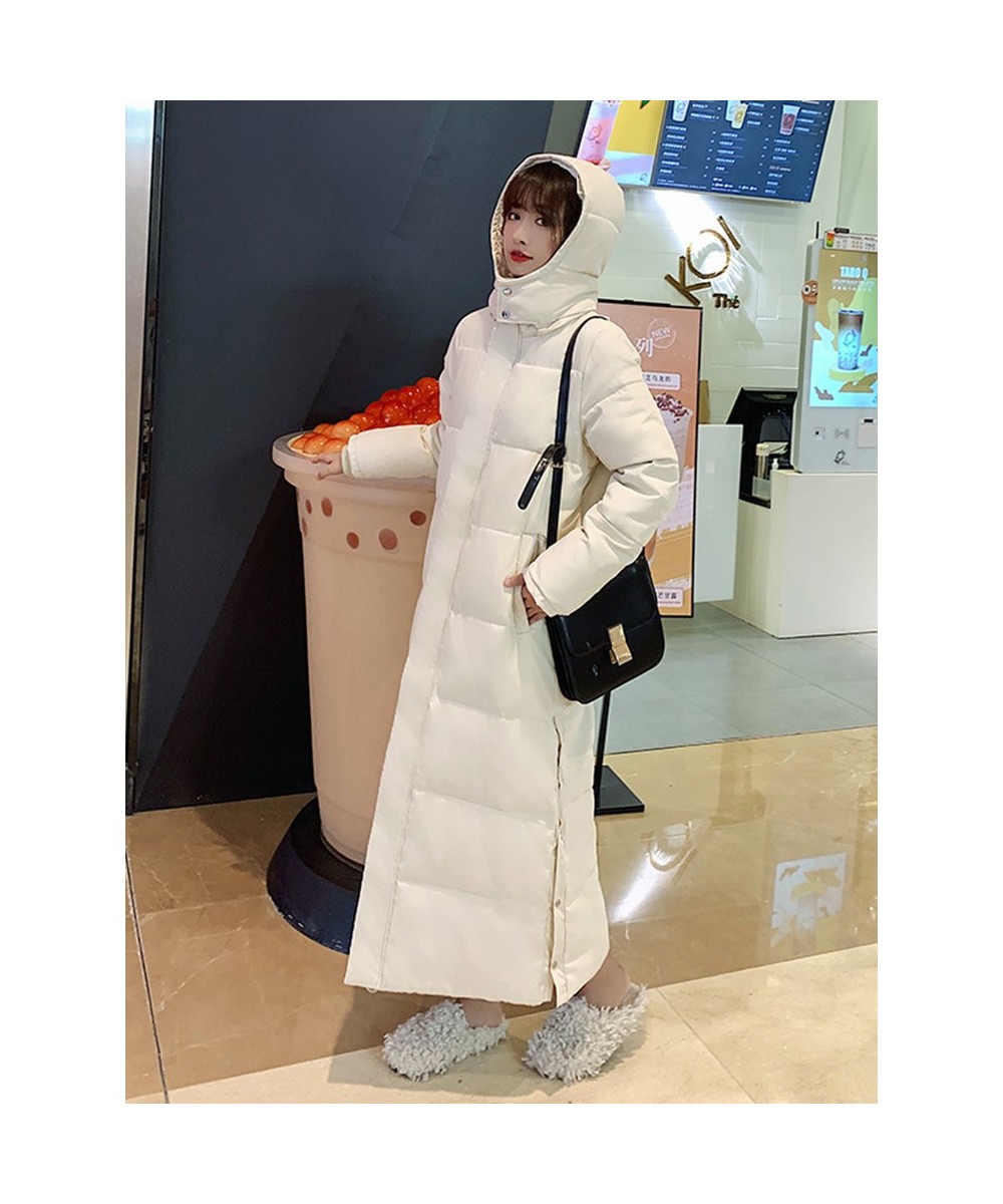 Winter Jacket Women X-long Thicken Down Coat with A Hood Straight Elegant Outerwear 2022 Korean Fashion Female Parkas $71.01 ...