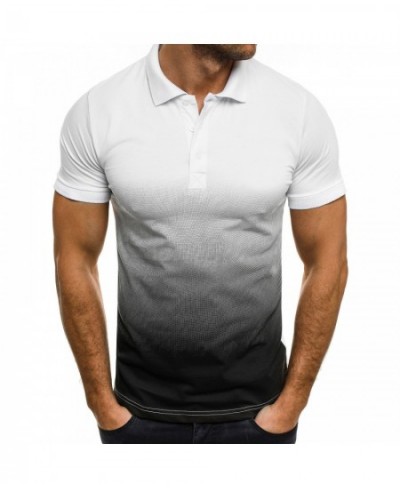 Polo Shirt Men Shirts 2022 Plus Size Men's Men's Shorts Sleeve T-shirts Man Social Male Shirt Collar T-shirt Polo for Men $32...