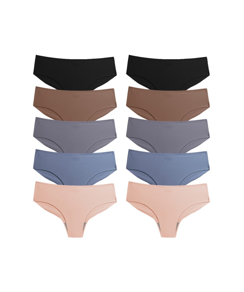 10Pcs/Lot Underwear Set Woman Panties Fitness Intimate 10 Pieces Briefs Underpanties Ice Silk Seamless Female Lingerie $27.36...