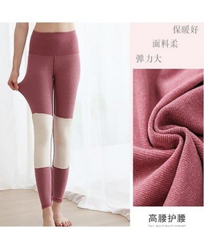 Women's Thermal Pants High Waist Silk Kneepers With Thickened Underwear Thermal Long Johns Bottom Heating Cotton Pants $34.01...