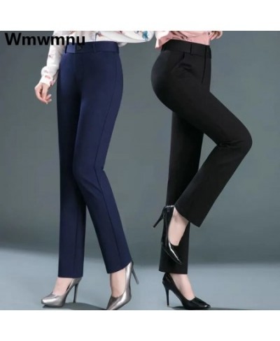 Oversized 4XL Casual High Waist Pencil Pants Korean Slim Spodnie Spring Fall Women Office Pantalones Basic OL Trousers $32.44...