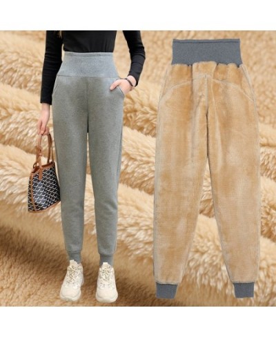 Harem Pants Women Korean Style Casual Loose Sweatpants Thick Warm Winter Velvet Female Trousers High Waist Cashmere Joggers $...