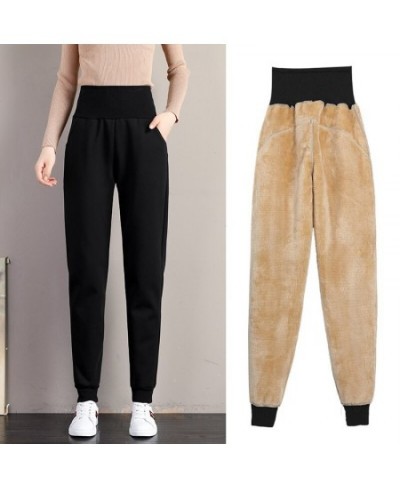 Harem Pants Women Korean Style Casual Loose Sweatpants Thick Warm Winter Velvet Female Trousers High Waist Cashmere Joggers $...