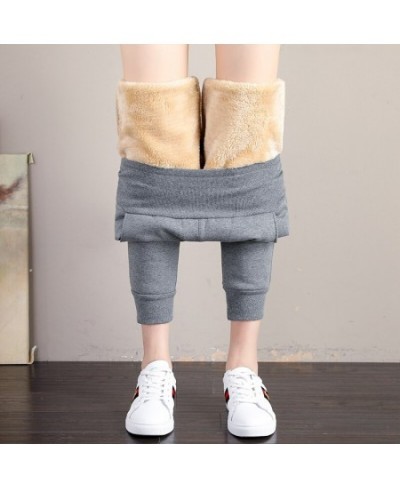 Harem Pants Women Korean Style Casual Loose Sweatpants Thick Warm Winter Velvet Female Trousers High Waist Cashmere Joggers $...