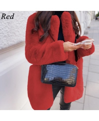 2022 Long Teddy Bear Jacket Coat Women Winter Solid Thick Warm Chunky Long Outerwear Ladies Overcoat Women Faux Fur Coats New...