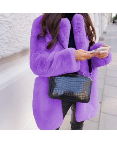 2022 Long Teddy Bear Jacket Coat Women Winter Solid Thick Warm Chunky Long Outerwear Ladies Overcoat Women Faux Fur Coats New...