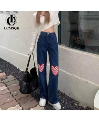 Blue Jeans Woman Vintage Clothes Straight Leg Jeans Women 2022 Y2k Women's Pants Denim Korean Fashion Female Clothing $37.32 ...