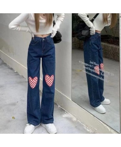 Blue Jeans Woman Vintage Clothes Straight Leg Jeans Women 2022 Y2k Women's Pants Denim Korean Fashion Female Clothing $37.32 ...