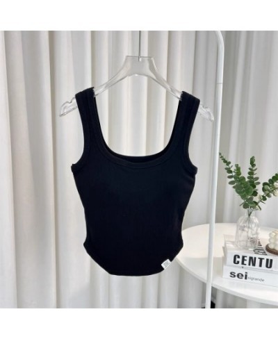 Female Crop Top Sexy Underwear Women Streetwear Beauty Back Tee Sexy Tank Tops Breathable Summer Fashion Padded Camisole $15....