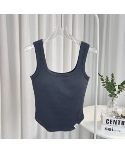 Female Crop Top Sexy Underwear Women Streetwear Beauty Back Tee Sexy Tank Tops Breathable Summer Fashion Padded Camisole $15....