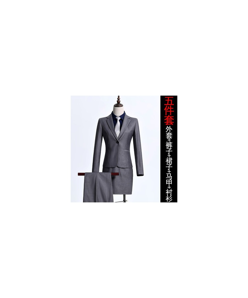 4S Shop Suit Gray Men and Women Sales Work Clothes Suit New Women's Suit 2 piece set women clothes 2 piece outfits for women ...