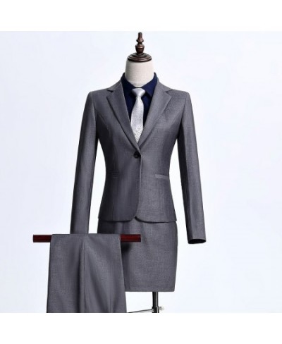 4S Shop Suit Gray Men and Women Sales Work Clothes Suit New Women's Suit 2 piece set women clothes 2 piece outfits for women ...