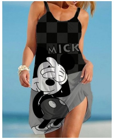 Summer Women's Beach Dress Sexy Cartoon Minnie Swimsuit Women's Beach Blouse Wrap Towel Backless Sling Mini Beach Skirt $26.6...