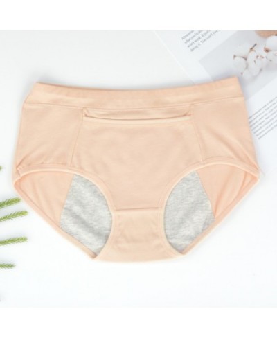 Women's underwear leakage-proof absorbent menstrual pants women's underwear set cotton briefs waist warm 2023 women's underwe...