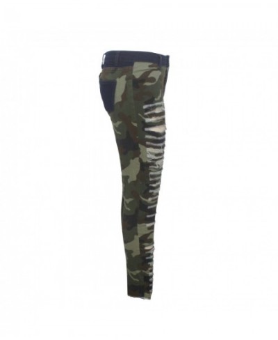 2023 New Autumn Winter Female Denim Pants Women Skinny Hole Spliced Camouflage Print Jeans Sexy Pencil Bandage Trousers $39.1...