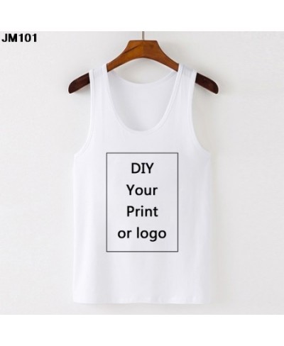 Customized Print Casual T Shirt Harajuku Sleeveless Women DIY Your Like Photo Or Logo Vest T-shirt Custom Camisole Tank Top $...