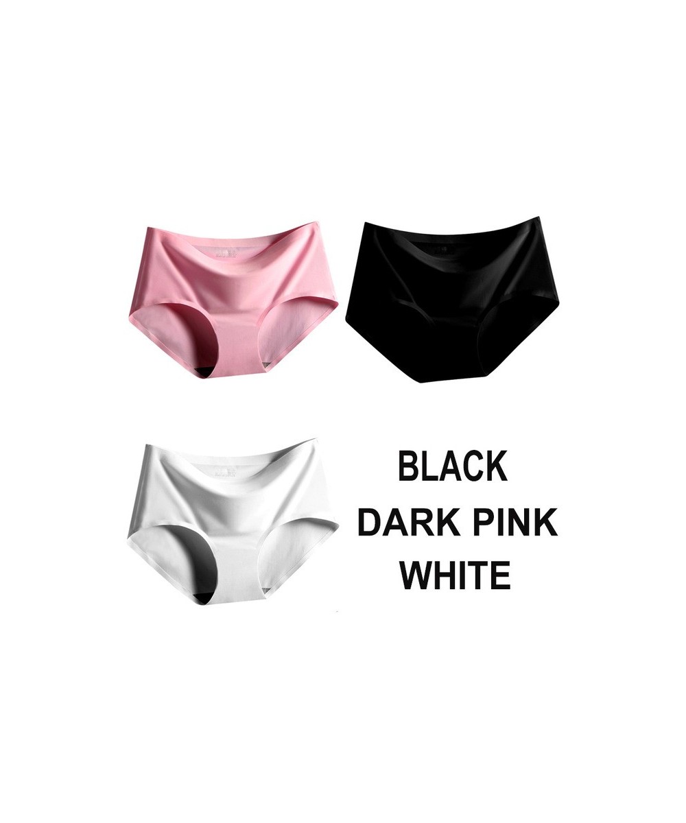 Sexy Women's Panties Ice Silk Seamless Underwear Girl Lingerie Breathable Comfort Briefs Large Size Panties Women Underpant $...