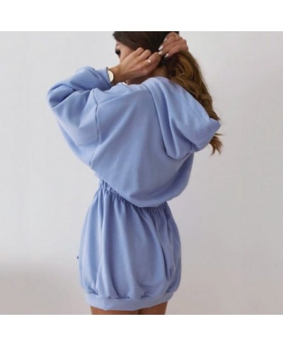 Women Oversized Hoodie Dress Female Casual Loose Hooded Sweatshirt Long Sleeve Casual Pocket Pullover Streetwear Hoodies $36....