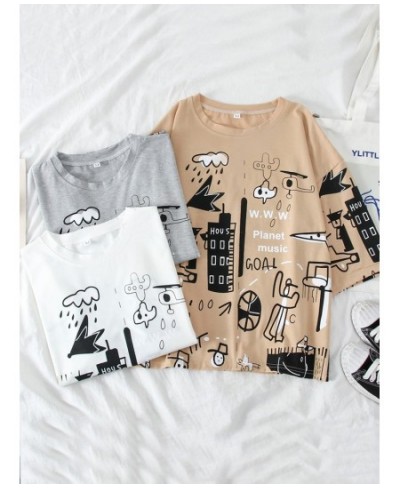 Summer Women Short Sleeve funny Print t shirt harajuku Cotton casual loose T-shirts Ins ulzzang Tees Tops For Female streetwe...