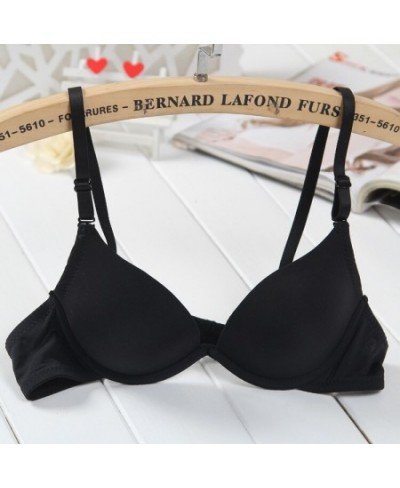 new lady style back small chest girl bra 100% Cotton Bust Push Up Bra underwire Gather chest sexy bra for Strudents AB Cup $1...