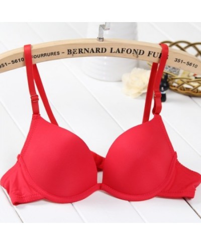 new lady style back small chest girl bra 100% Cotton Bust Push Up Bra underwire Gather chest sexy bra for Strudents AB Cup $1...