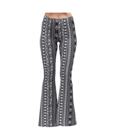 Women Bell Bottom Pants Sexy Pants Gypsy Comfy Fitness Ethnic Tribal Stretch Palazzo High Waist Leggings Fit Flare Pants $39....