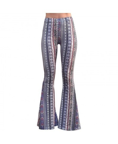 Women Bell Bottom Pants Sexy Pants Gypsy Comfy Fitness Ethnic Tribal Stretch Palazzo High Waist Leggings Fit Flare Pants $39....