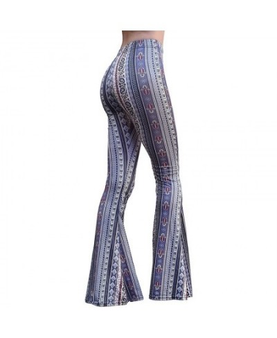 Women Bell Bottom Pants Sexy Pants Gypsy Comfy Fitness Ethnic Tribal Stretch Palazzo High Waist Leggings Fit Flare Pants $39....