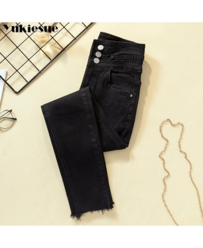 Jeans woman Female Denim Pants Black gray Womens Jeans Donna Stretch Bottoms Feminino Skinny Pants For Women Trousers $41.87 ...