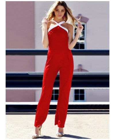 Rompers Womens Jumpsuit European Style Elegant Woman Jumpsuit Plus Size Spring Autumn Bodysuit Bodycon Jumpsuit $36.74 - Jump...