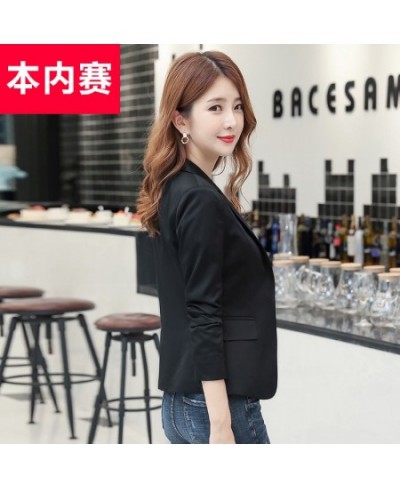 Blazers for Women Short Suit Blazers New Korean Ladies Western Style Slim Fit Slimming Casual Student Suit Jacket Woman Blaze...